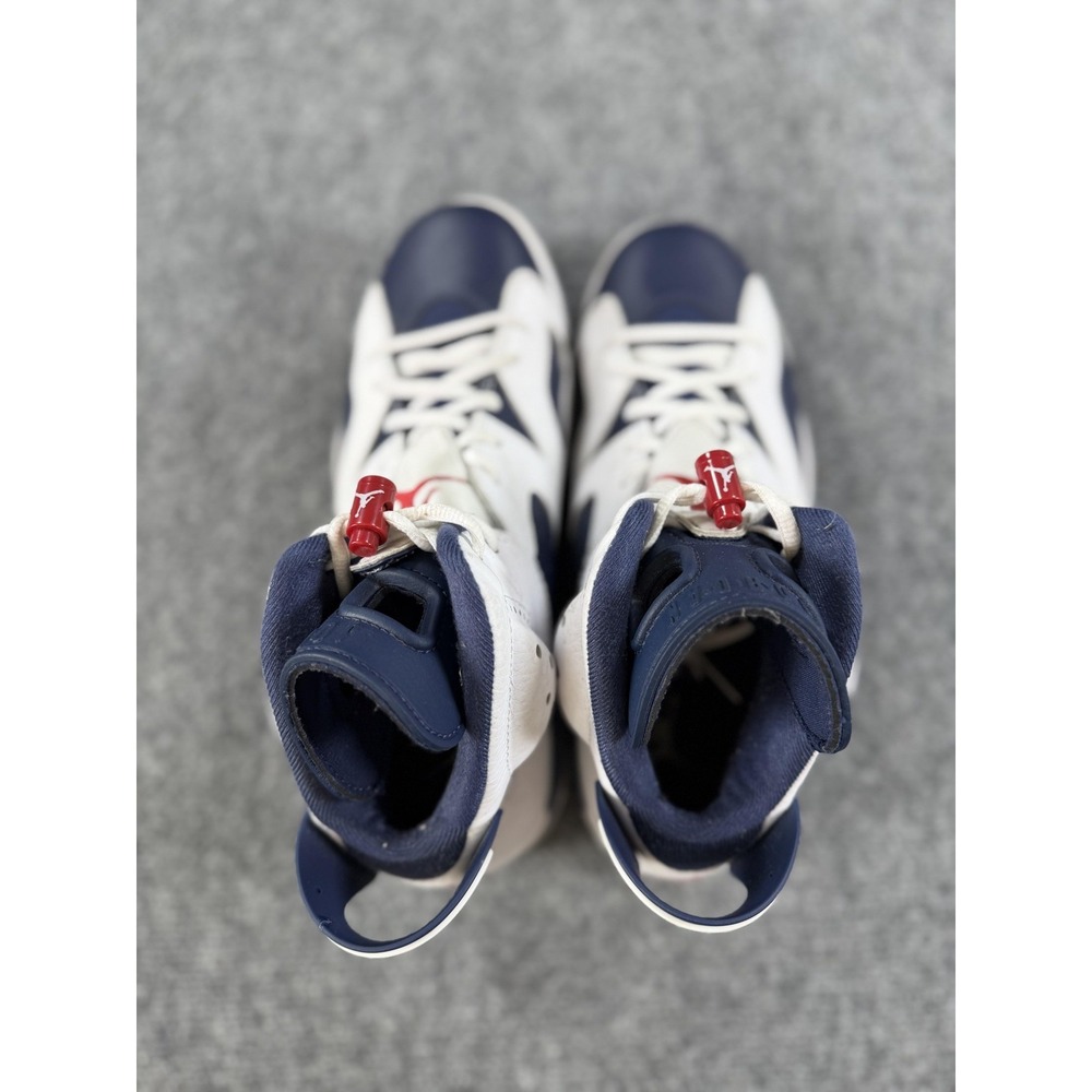 Nike Air Jordan 6 Retro Midnight Navy Shoes Mens 9.5 Sneakers CT8529-164 - Picture 14 of 14